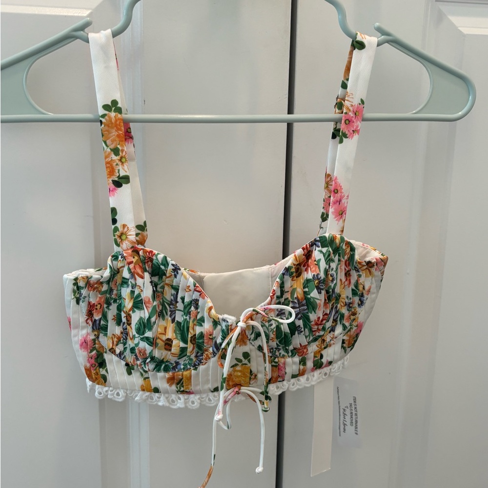 For Love And Lemons Floral Mini Skirt & Top Set NWT XXS